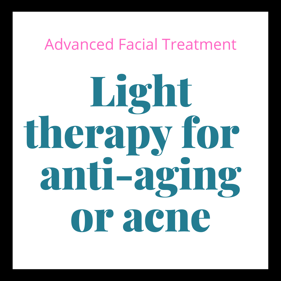 LED light therapy facial