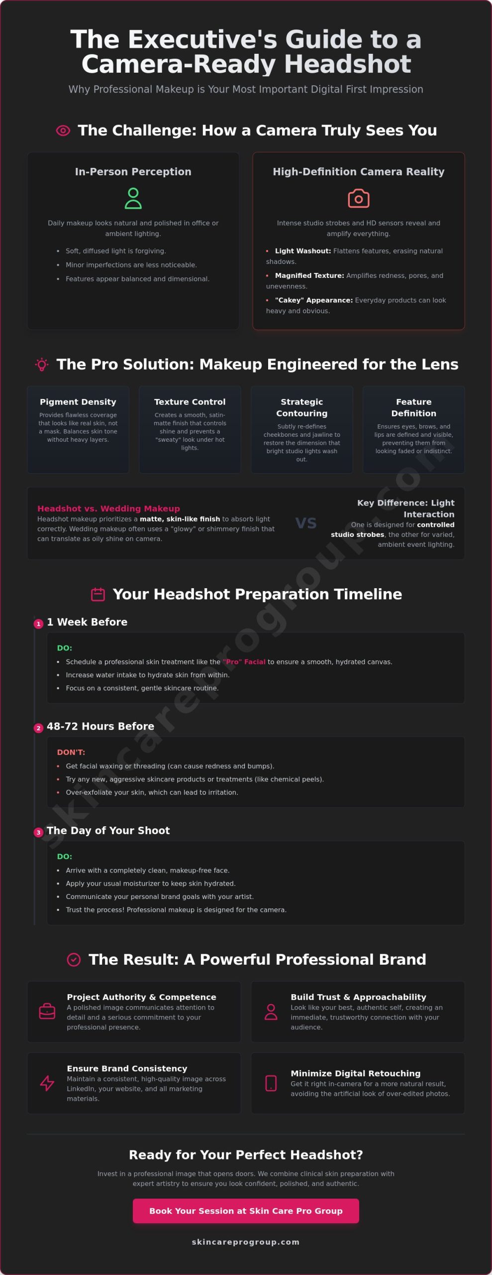 Professional Headshot Makeup in Frederick, MD: The Executive's Guide to Camera-Ready Confidence
