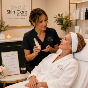 How is a custom facial different from a regular spa facial?