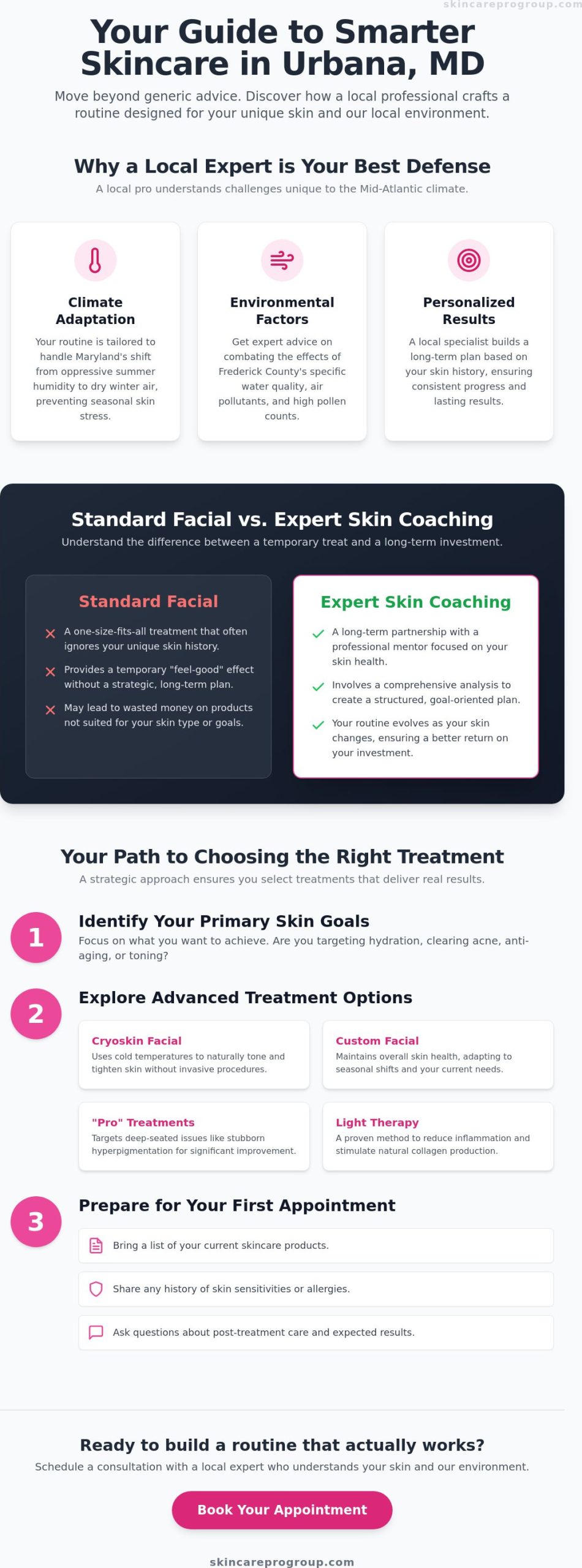 Finding a Local Skincare Expert in Urbana, MD: Your Guide to Professional Results