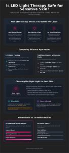 Is LED Light Therapy Safe for Sensitive Skin? | Frederick MD